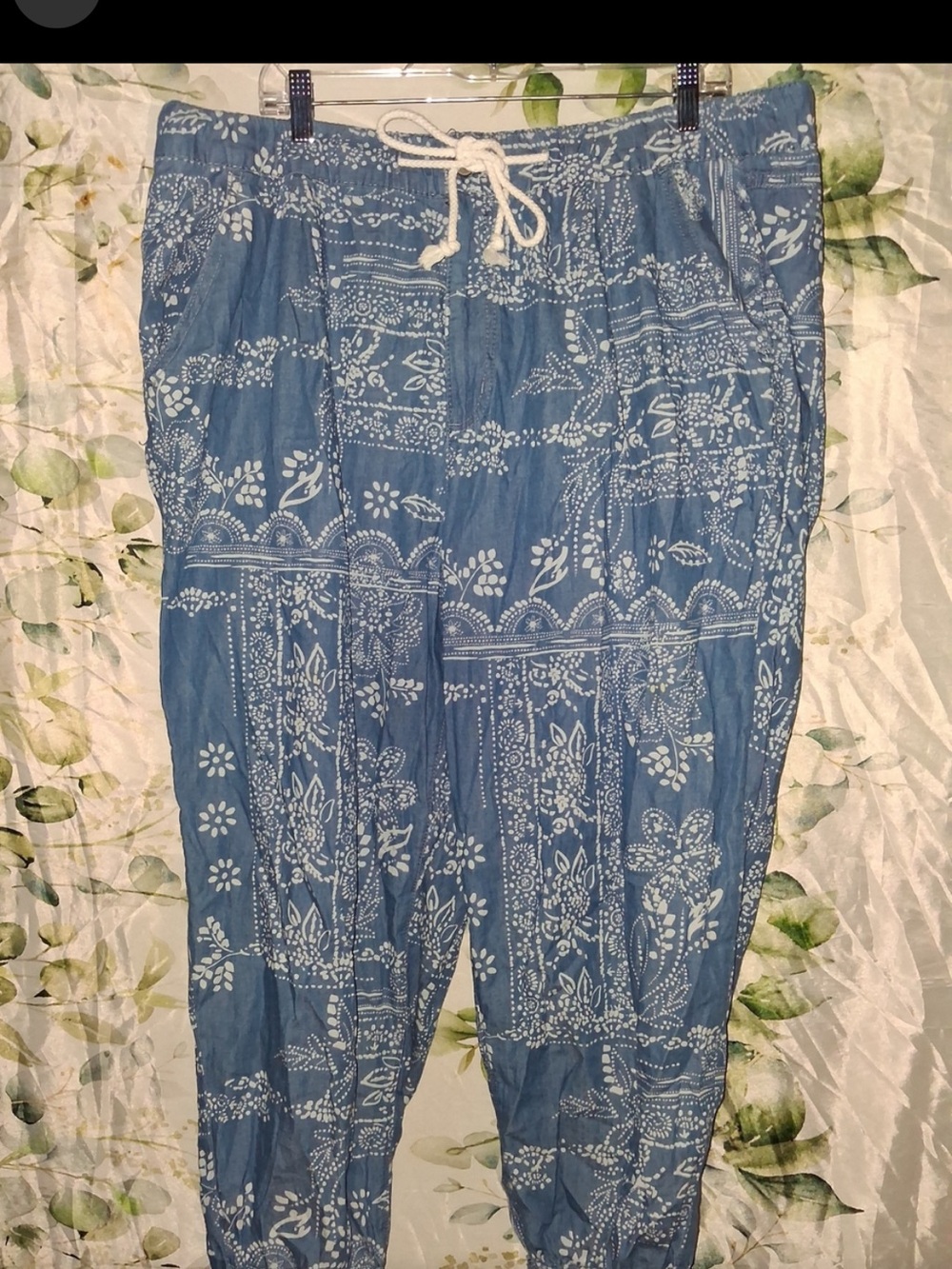 Cato Blue Bandana Print Jogger Pants